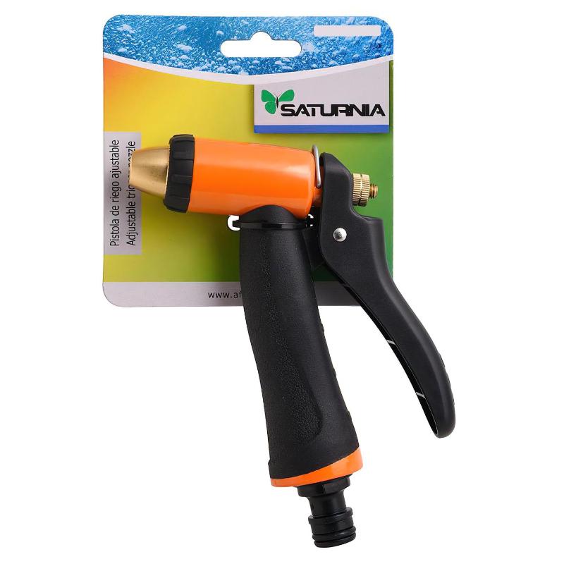 Pistola Riego Manguera Metal Soft-touch Regulable