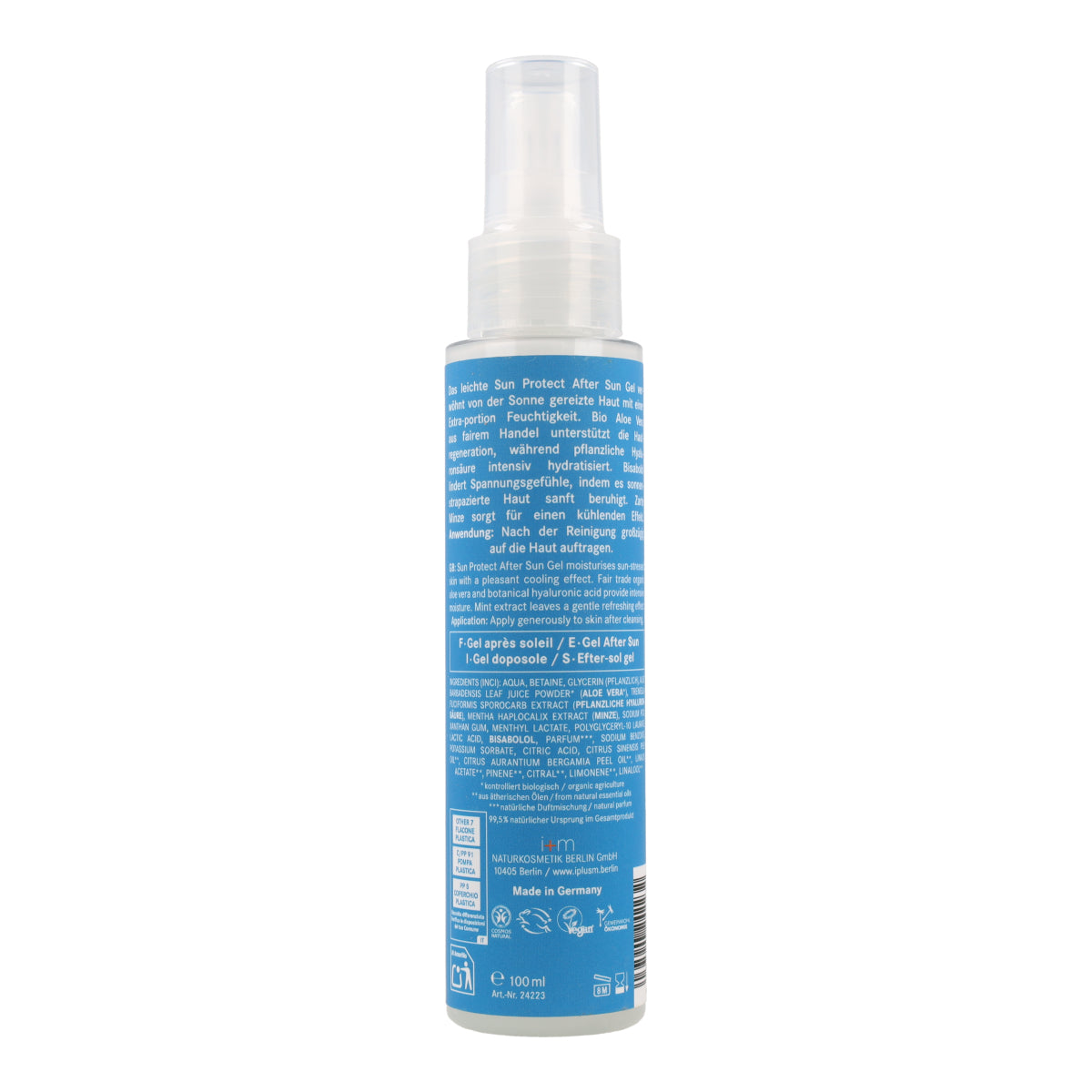 Gel Pós-Sol Natural Cuidado I+M 100ml
