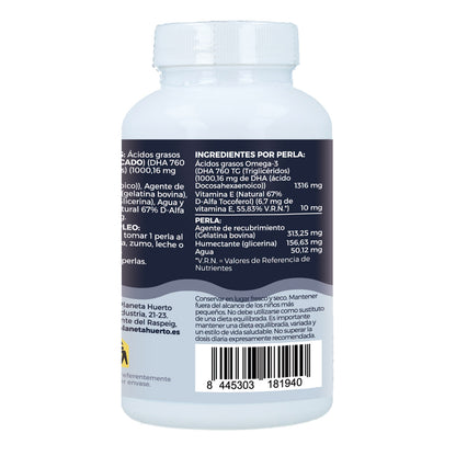 DHA 1000 mg Planet Garden 60 pérolas