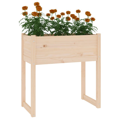 Jardinera De Madera Maciza De Pino 78x40x81 Cm_3