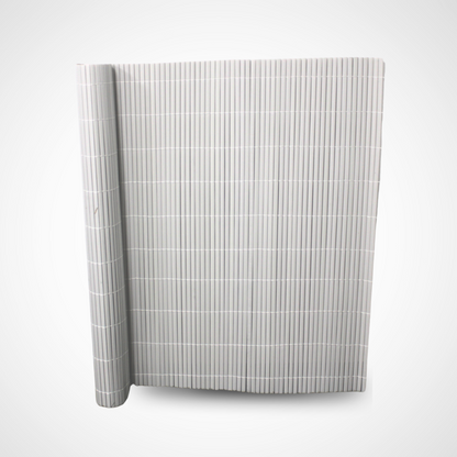 Cañizo Pvc Doble Cara| 1,5x3 M| Color Blanco| Lamas 11 Mm| Composición 100% Pvc| Bridas Sujeción Incluidas_1