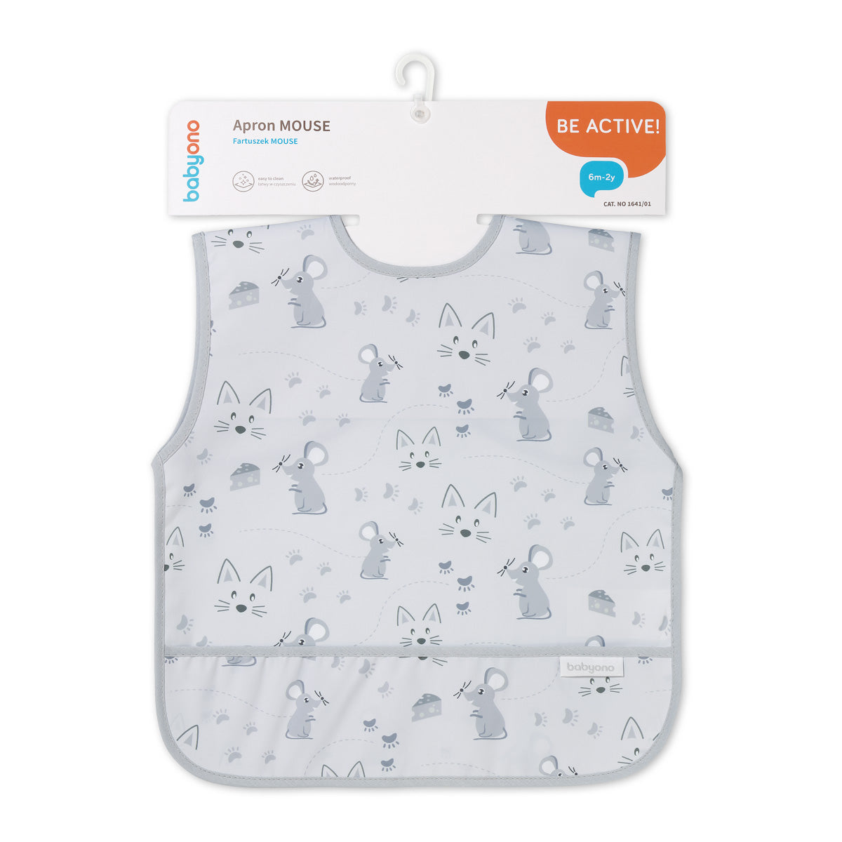 Babero Blw Largo Impermeable 6m A 2años Mouse_4