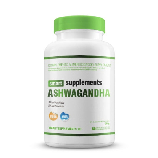 Ashwagandha 500mg - 60 Cápsulas Vegetales - Ashwagandha - Smart Supplements_0