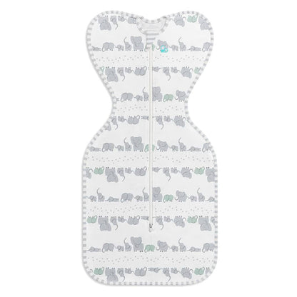 Love To Dream Saco De Bebé Swaddle Up Lite Stage 1 Elefante Blanco S_0