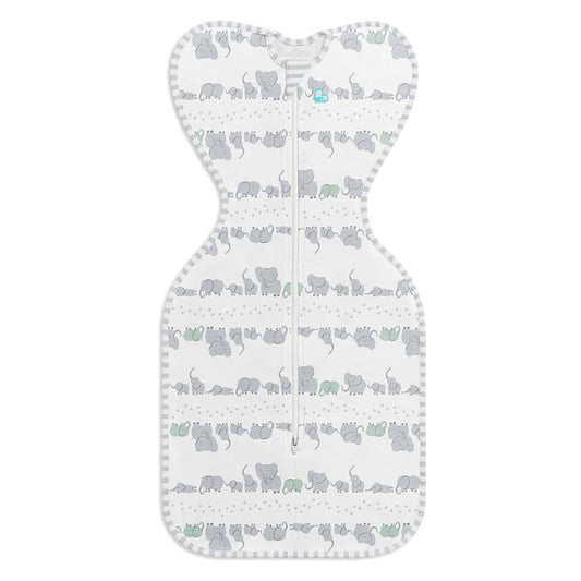 Love To Dream Saco De Bebé Swaddle Up Lite Stage 1 Elefante Blanco S_0
