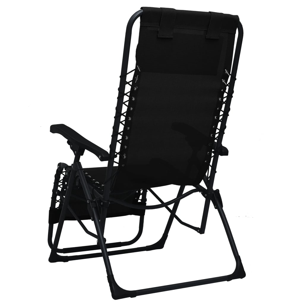 Sillas Plegables 2 Unidades Textilene Negro_3