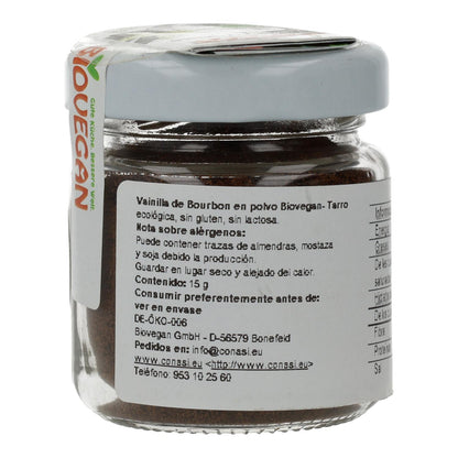 Pó de Baunilha Bourbon Biovegano Biológico 15 g