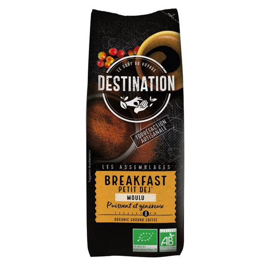 Café Biológico Especial Moído para Pequeno-Almoço Destination 250 g