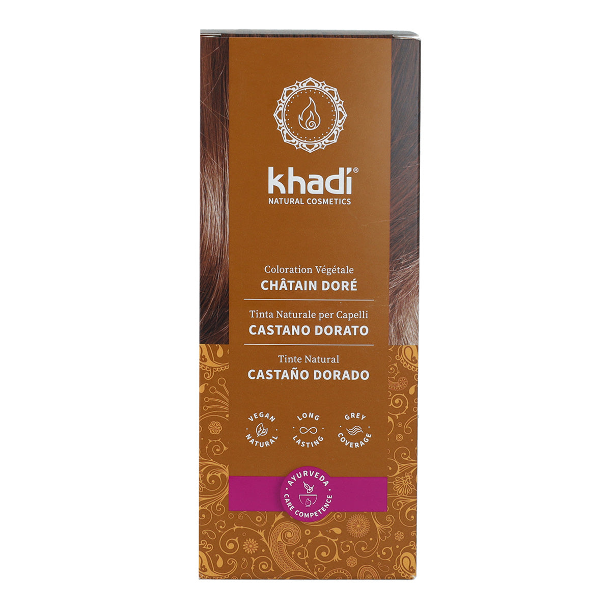 Corante natural Khadi castanho dourado 100 g
