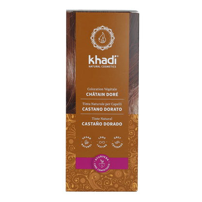 Corante natural Khadi castanho dourado 100 g