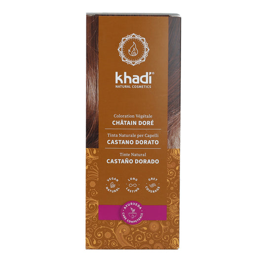 Corante natural Khadi castanho dourado 100 g