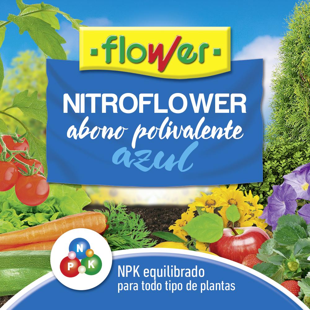 Adubo multiusos nitrofloral azul para flores 5 kg