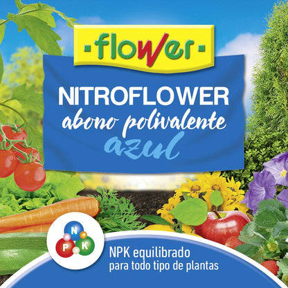 Adubo multiusos nitrofloral azul para flores 5 kg