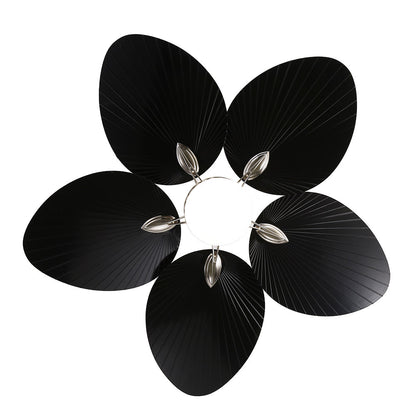Ventilador Dc Chaw 24w 2950lm Niquel/negro 5asp.6vel.132d C/remoto, Memoria Y Temp.3000-4000-6000k_2