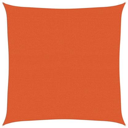 Vidaxl Toldo De Vela Cuadrado Hdpe Naranja 160 G/m² 4x4 M_0