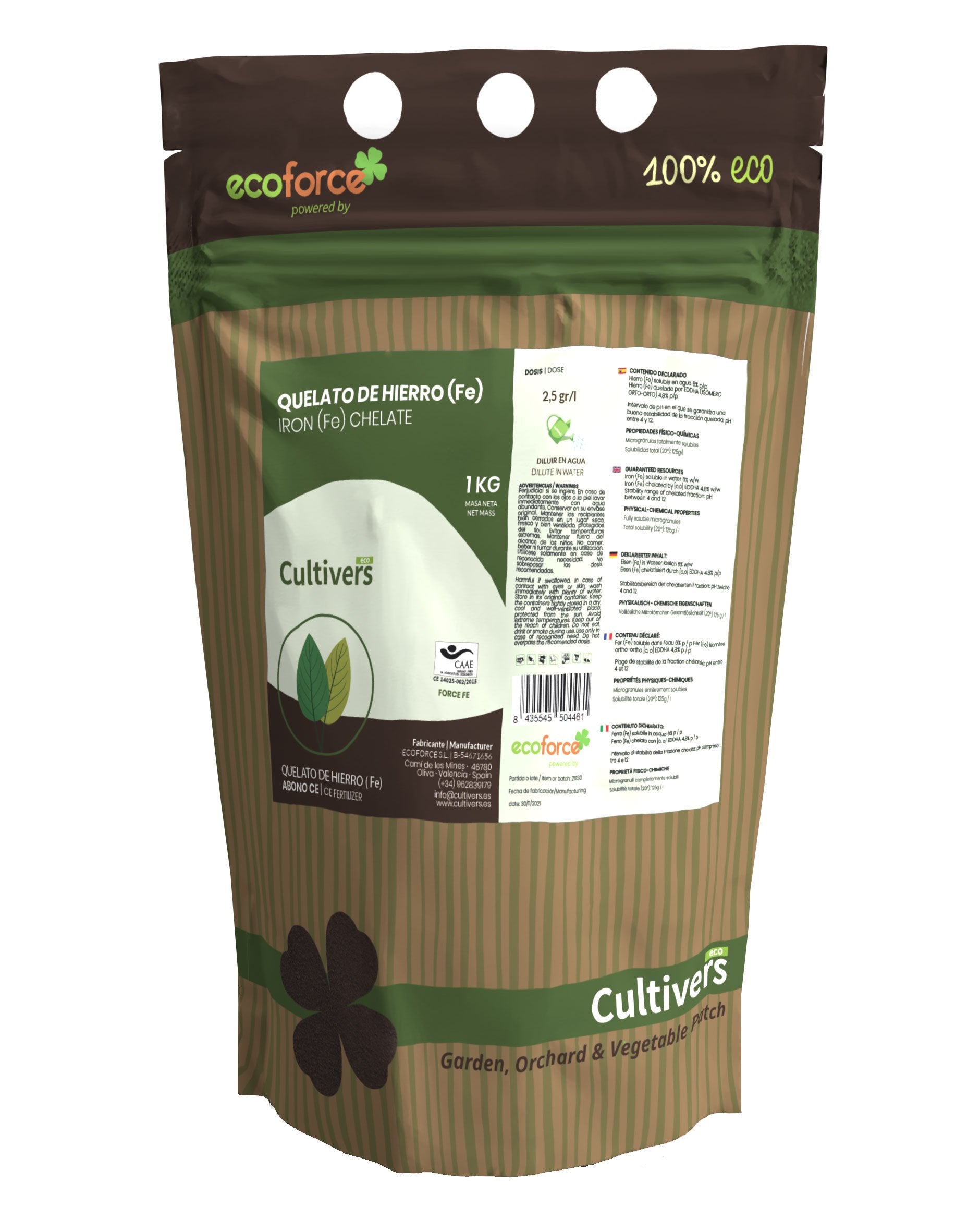 Quelato De Hierro Cultivers 500 G_0