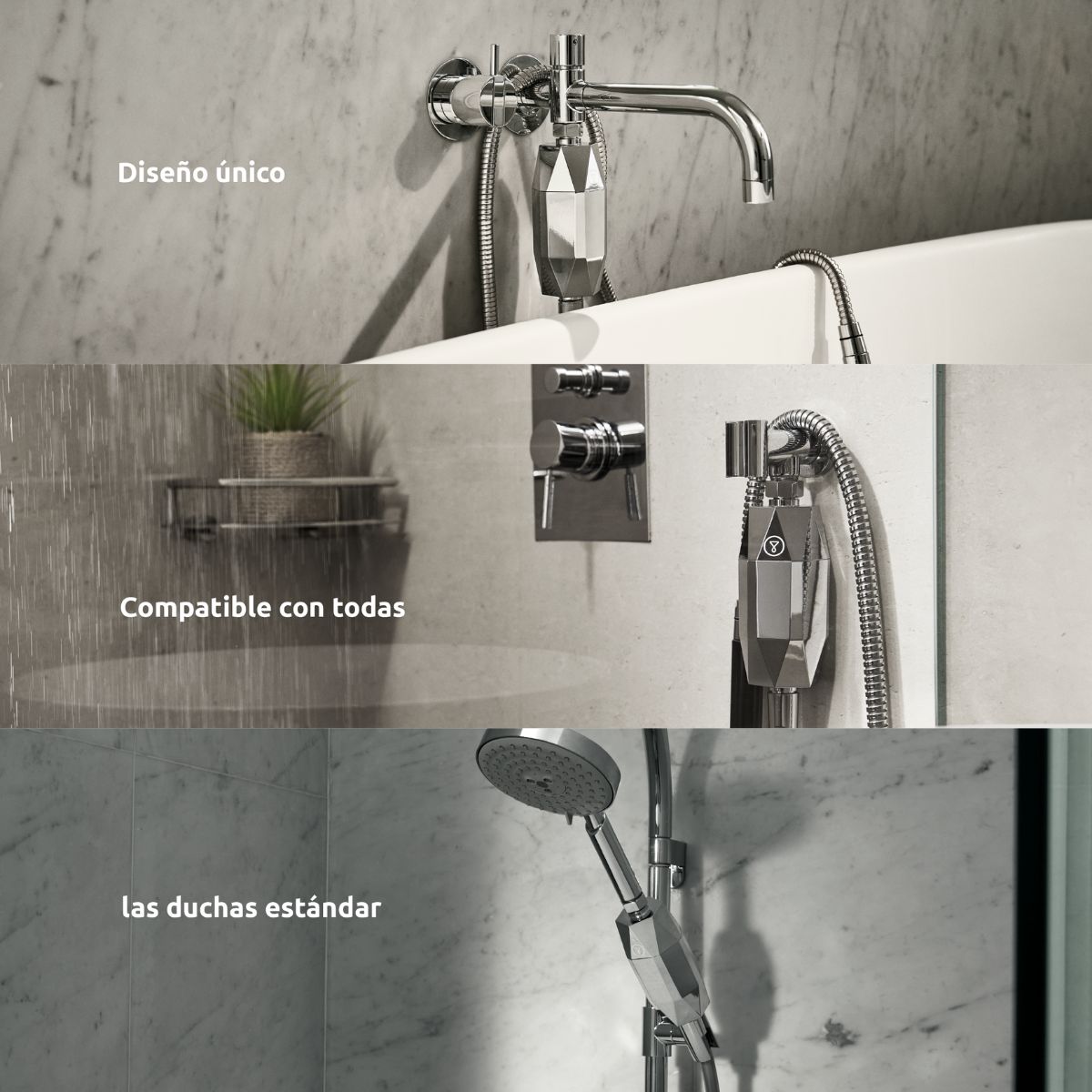 Pacote anual de filtros de chuveiro ShowerPro Diamond Tappwater
