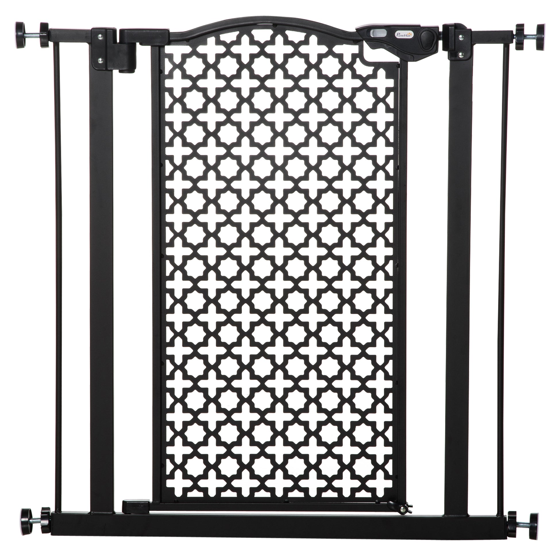 Pawhut Barrera De Seguridad De Perros Puertas Escaleras 74-80 Cm_0