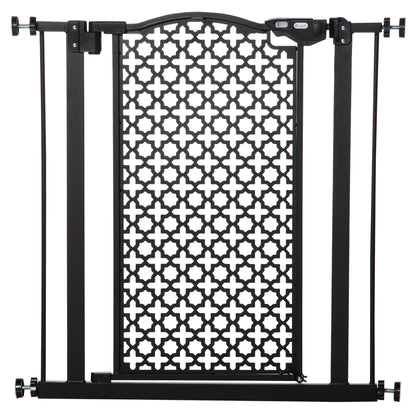 Pawhut Barrera De Seguridad De Perros Puertas Escaleras 74-80 Cm_0