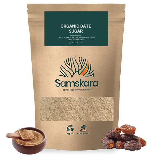 Azúcar De Dátil Bio - 500g | Superalimento Ecológico Vegano Para Batidos, Smoothies Y Zumos, Sin Azúcares Añadidos_0