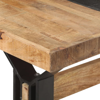 Mesa De Comedor Madera De Mango Rugosa 180x90x76 Cm_3