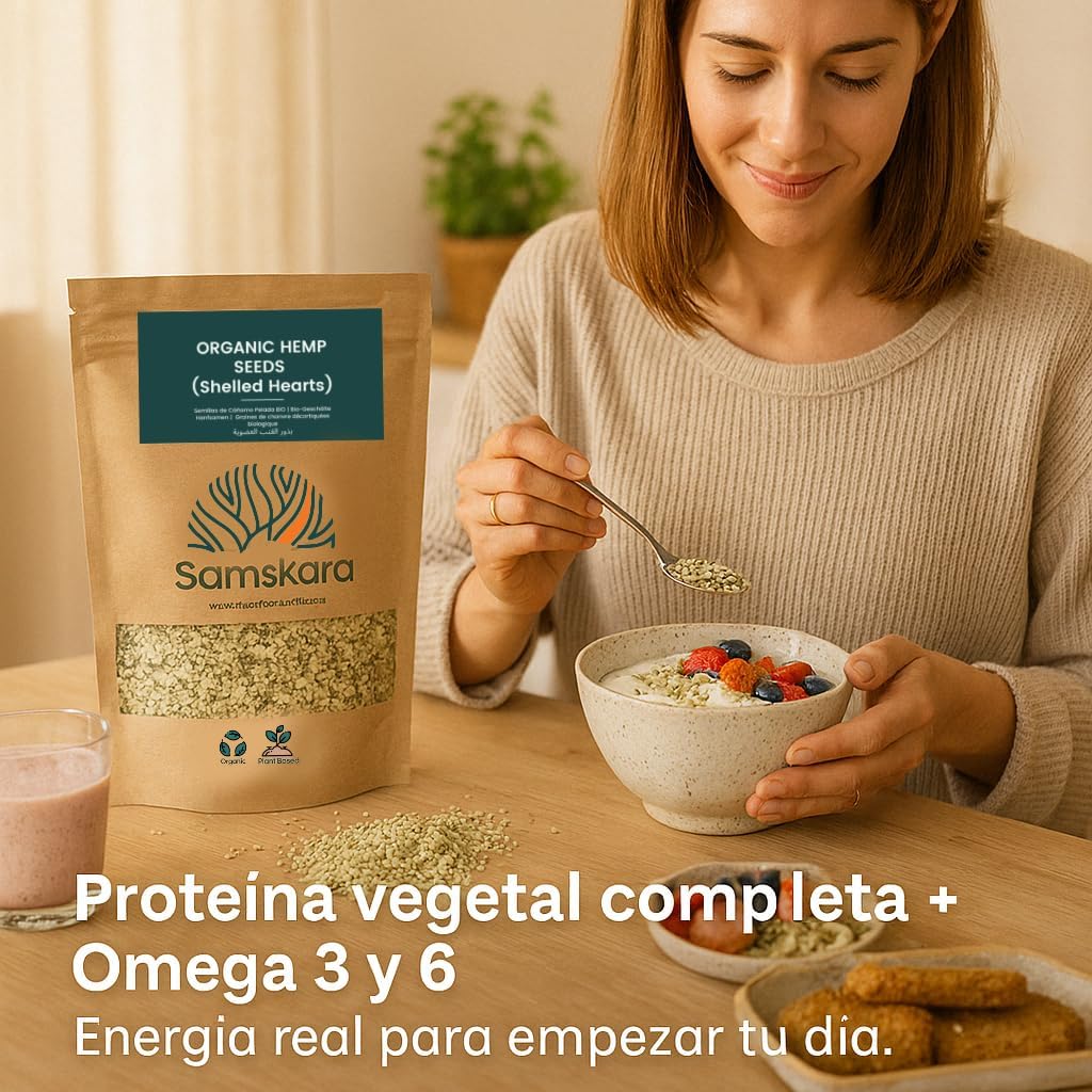 Semillas De Cáñamo Peladas Bio - 5kg | Superalimento Ecológico Vegano Para Batidos, Smoothies Y Zumos_2
