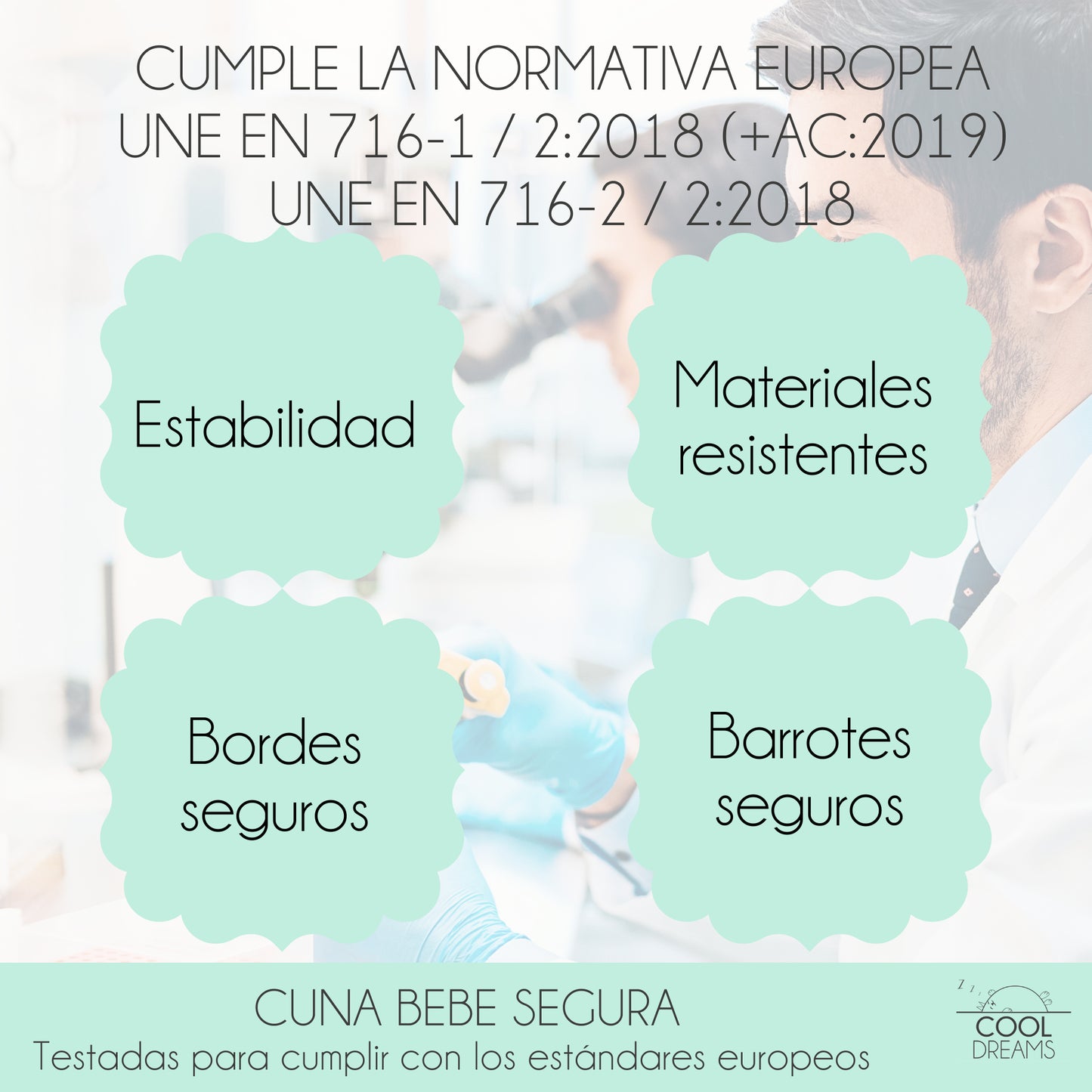Cuna Colecho De Bebé Indi Estilo Nórdico Infantil 120x60 Cm, Con Kit Colecho, Bajera Y Encimera 100% Algodón_5