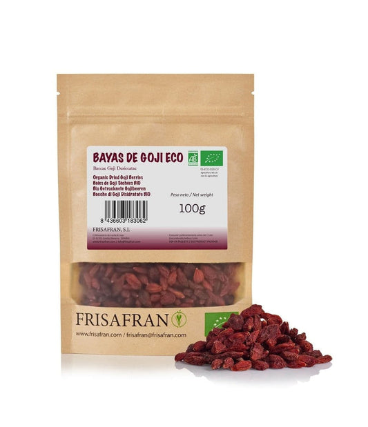 Bayas De Goji Deshidratadas Eco - Calidad Y Sabor | Frisafran 100 G_0
