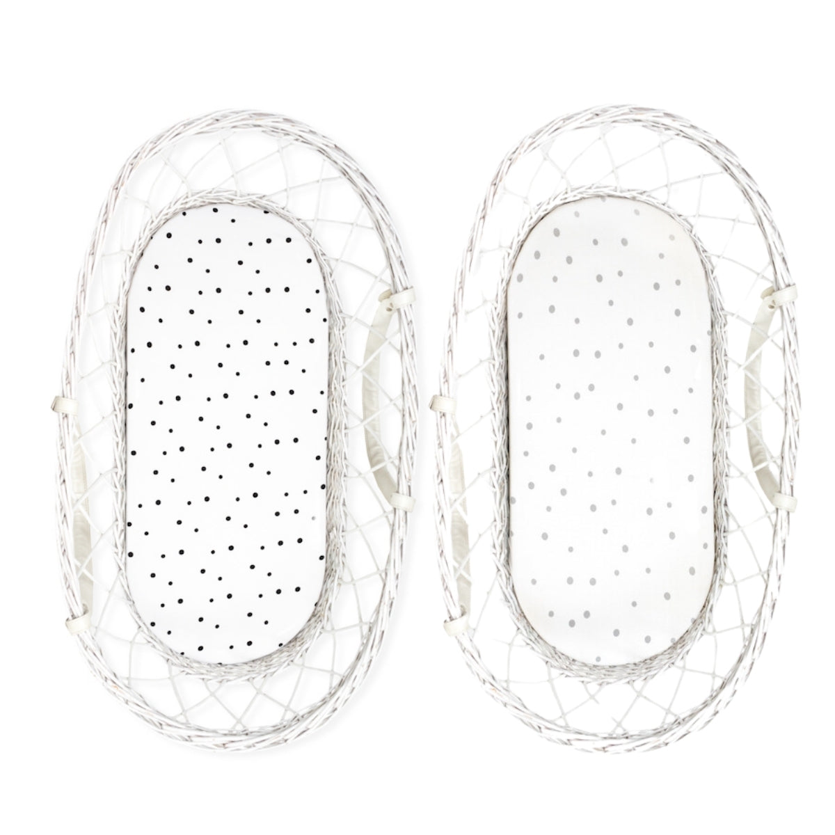 Pack 2 Bajera Capazo Algodón Dots-grey Dots_0