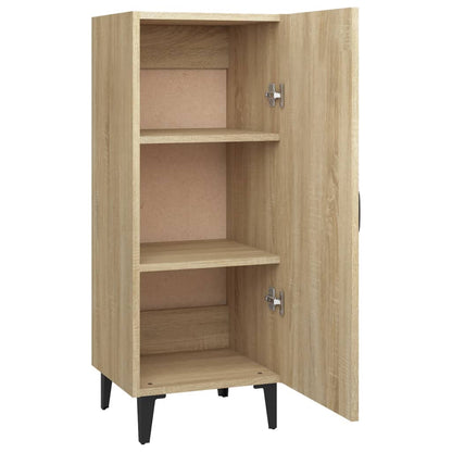 Aparador Madera Contrachapada Color Roble Sonoma 34,5x34x90 Cm / Vetonek_1