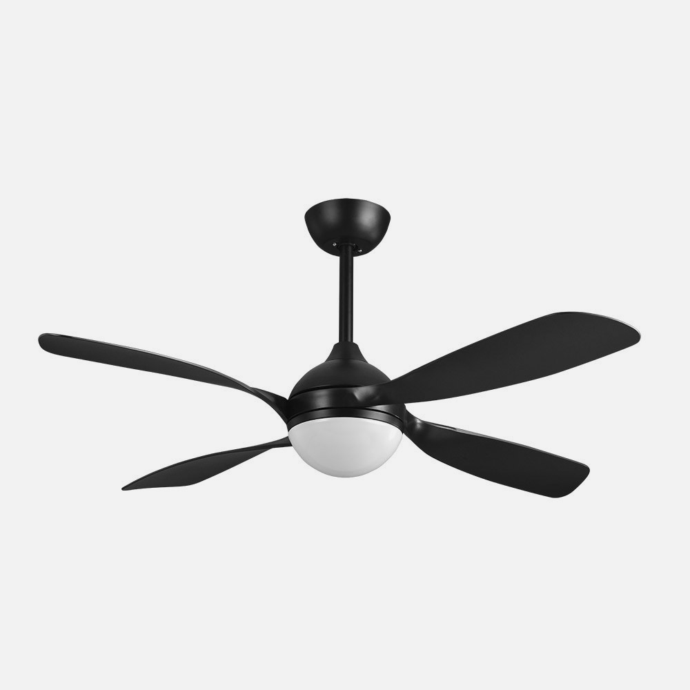 Ventilador Dc Livorno 30w 3250lm Negro 132d 4aspas 3000k,4500k,6000k, Remoto+ Temporizador+ Memoria_1