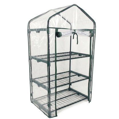 Invernadero Jardín 3 Alturas Pvc Impermeable Nyana Garden Acero Resistente Ideal Invierno_2