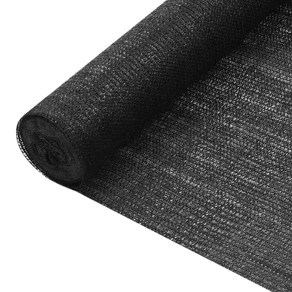 Vidaxl Red De Privacidad Hdpe Negro 1x25 M 75 G/m²_0