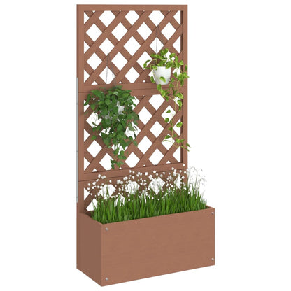 Jardinera Con Enrejado Wpc 65x33x135 Cm_2