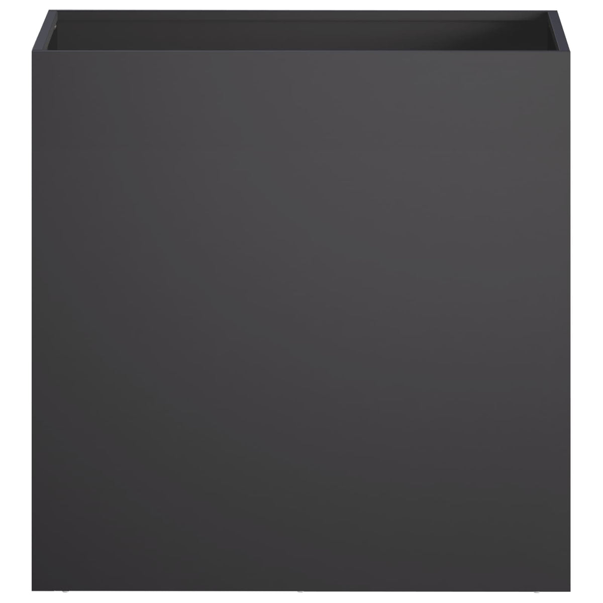Macetero De Jardín Negro 50 X 30 X 50 Cm Acero Laminado En Frío_2