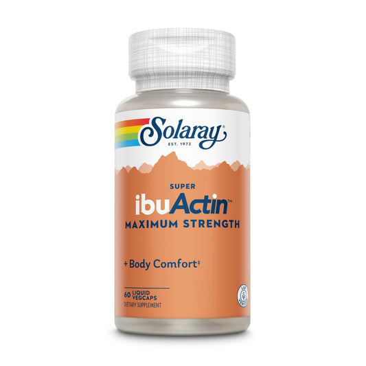 Super Ibuactin Solaray, 60 cápsulas
