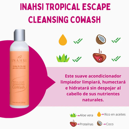Co-wash Tropical Escape Cleansing Cowash Inahsi Naturals 226g_1
