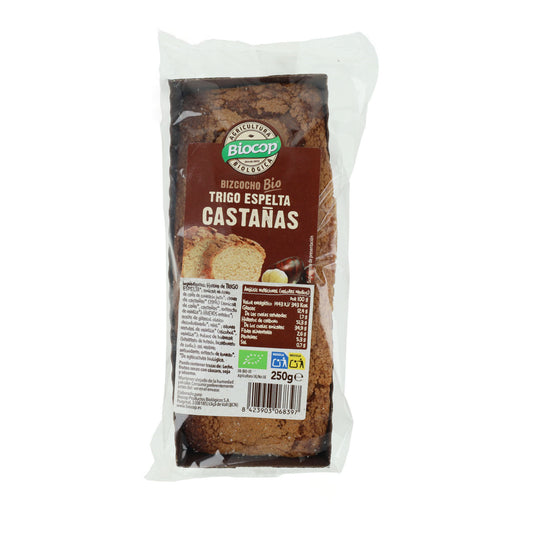 Bolo de Castanha e Espelta Biocop BIO 250 gr