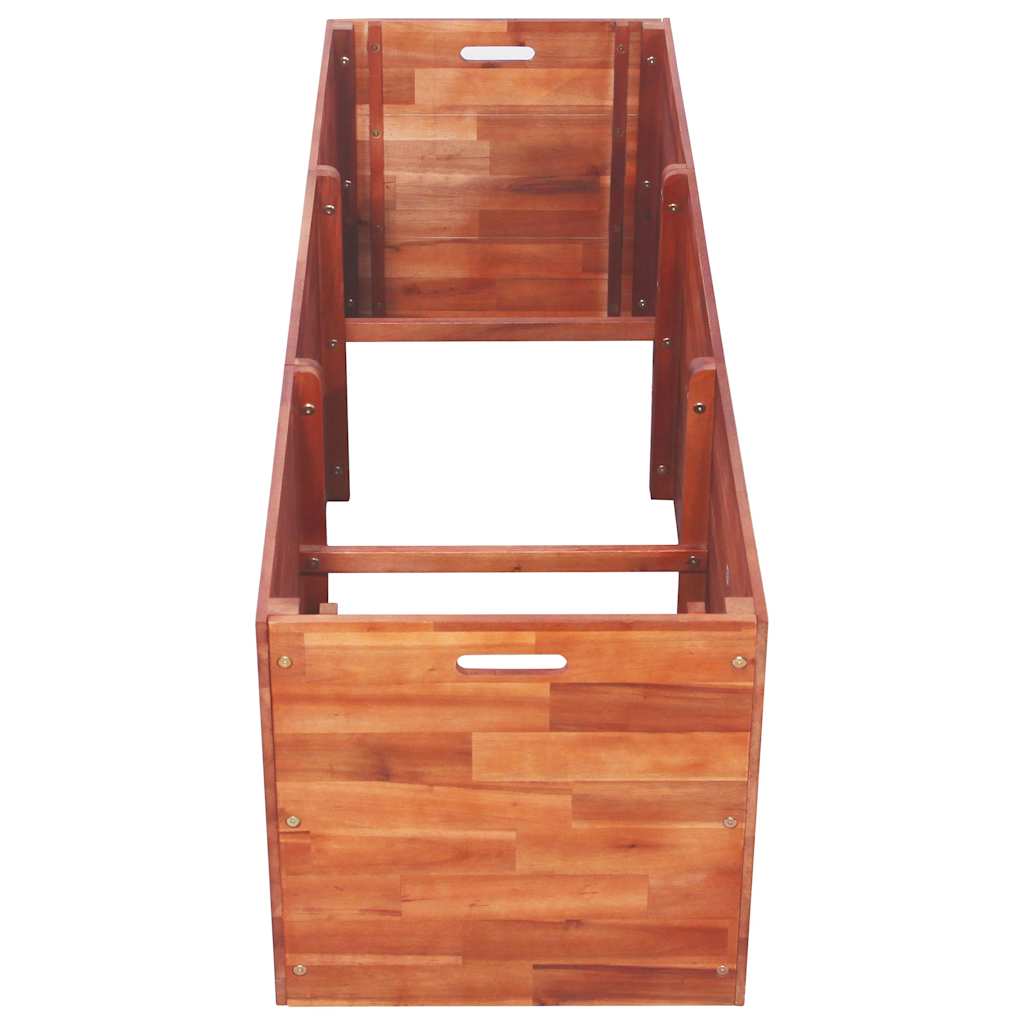 Arriate De Madera De Acacia 150x50x50 Cm_2