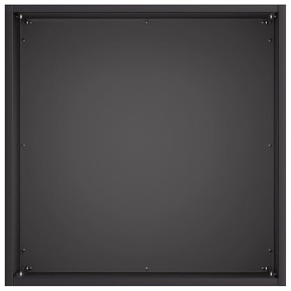 Macetero De Jardín 2 Uds. Negro 45 X 45 X 45 Cm_4