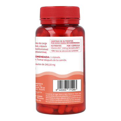 Embalagem 2x Vitamina B12 Planeta Huerto 60 cápsulas
