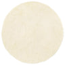 Vidaxl Navarra Tapete felpudo de pelo comprido Creme 200x200cm Poliéster
