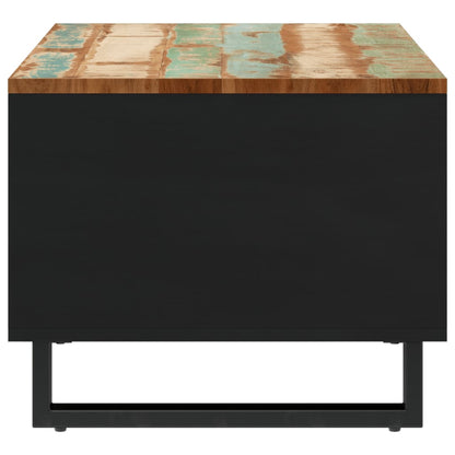 Mesa De Centro De Madera Maciza Reciclada 90x50x40 Cm_2