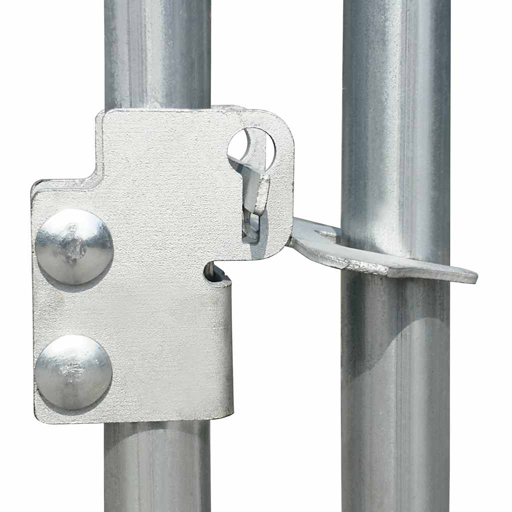 Perrera De Exterior De Acero Galvanizado 6x6x1 M_4