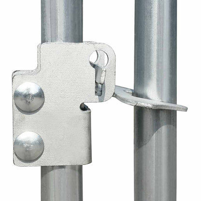 Perrera De Exterior De Acero Galvanizado 6x6x1 M_4