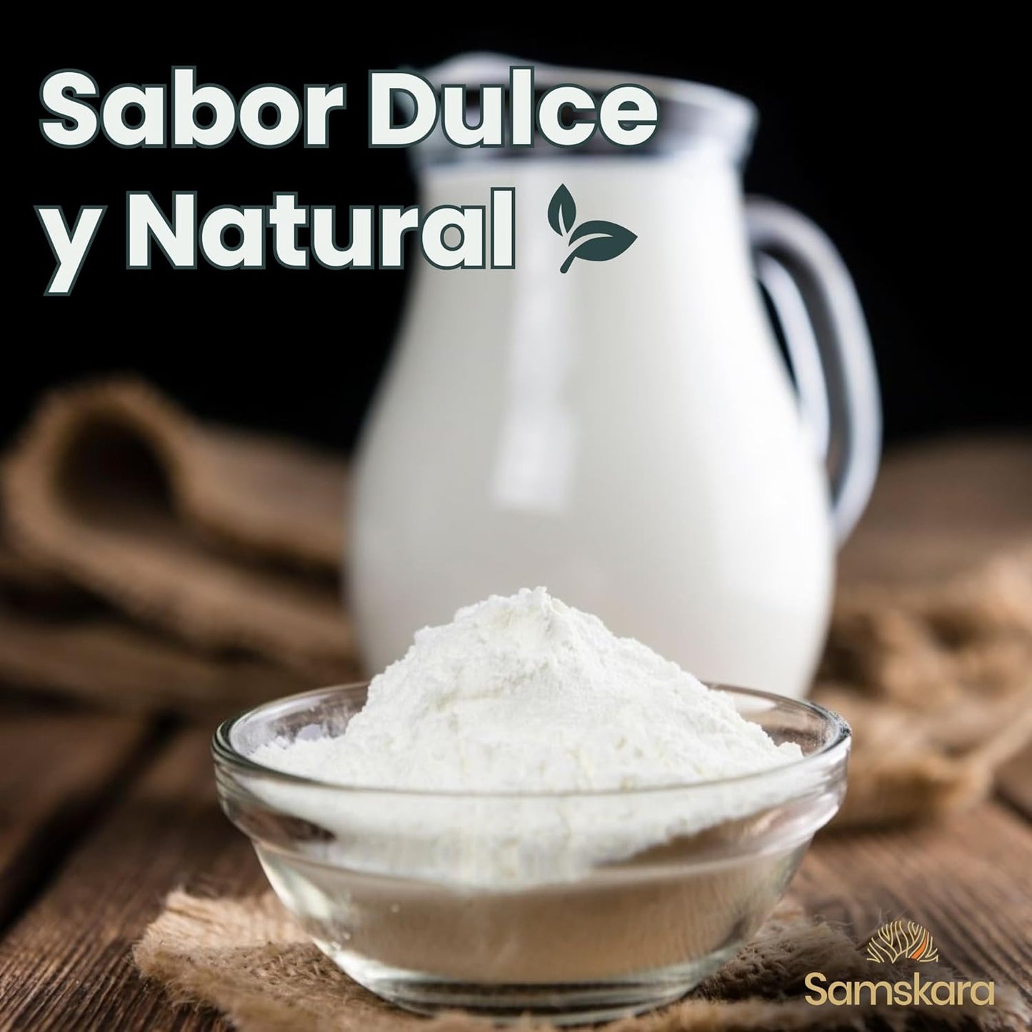 Leche De Coco En Polvo Bio - 2kg | Bebida Vegetal Ecológica Vegana, Sin Lactosa, Sin Azúcares Añadidos, Sin Gluten_2