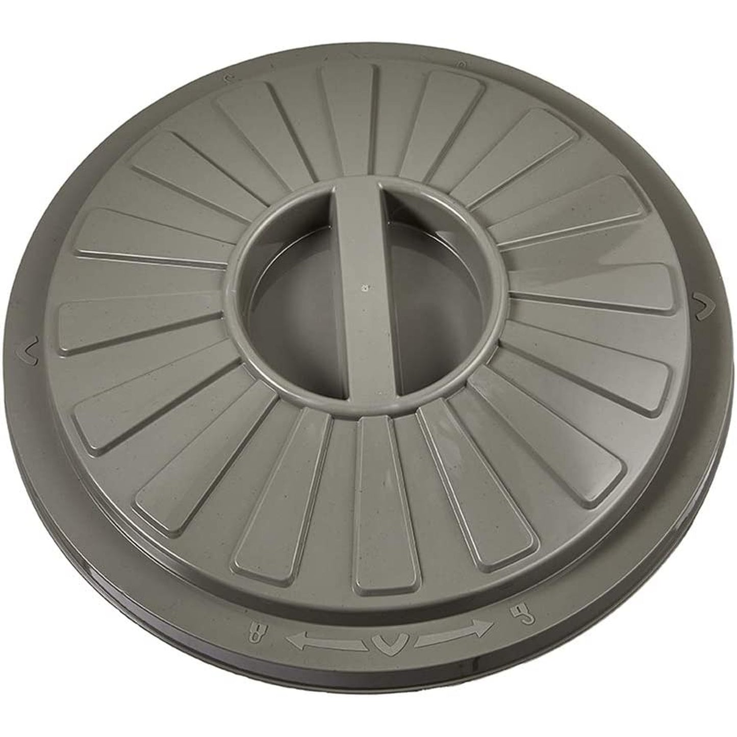 Cubo De Basura Eco / Papelera Polivalente Con Tapa Cerrable, Grande, Plástico Resistente (pp), 23 L, Mats, Gris_4