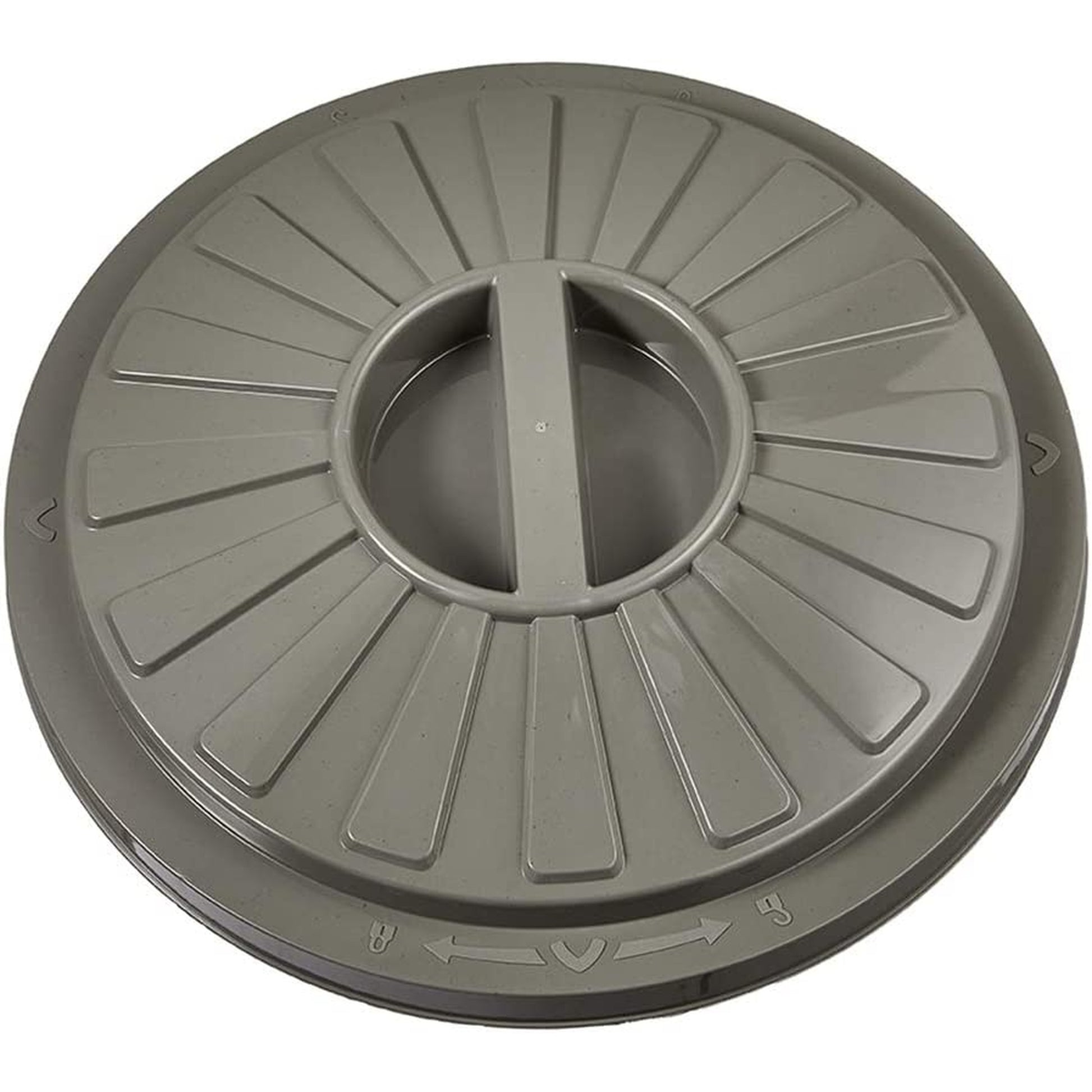 Cubo De Basura Eco / Papelera Polivalente Con Tapa Cerrable, Grande, Plástico Resistente (pp), 23 L, Mats, Gris_4