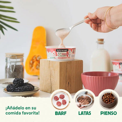 Wild Balance Frozen Yogurt para Cães e Gatos com Prebióticos Naturais 110g