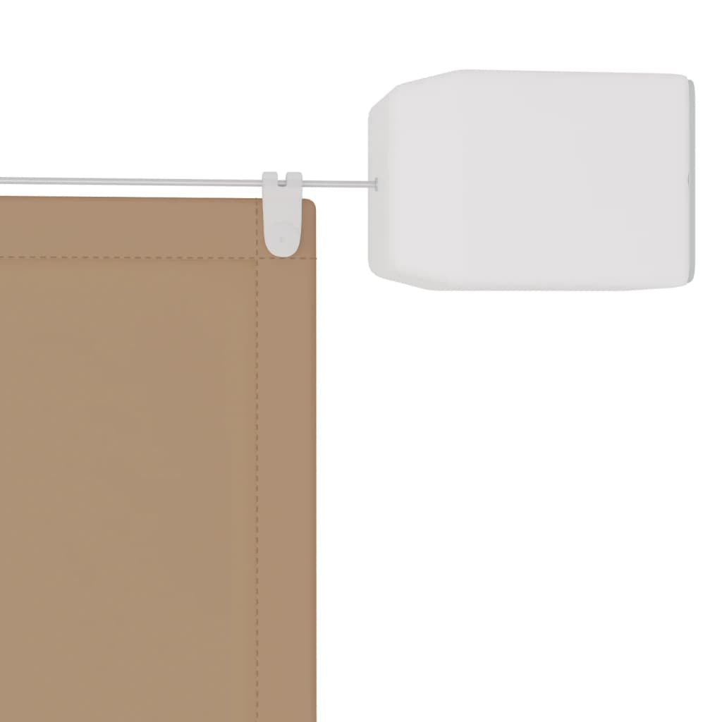 Vidaxl Toldo Vertical Tela Oxford Gris Taupé 200x360 Cm_3